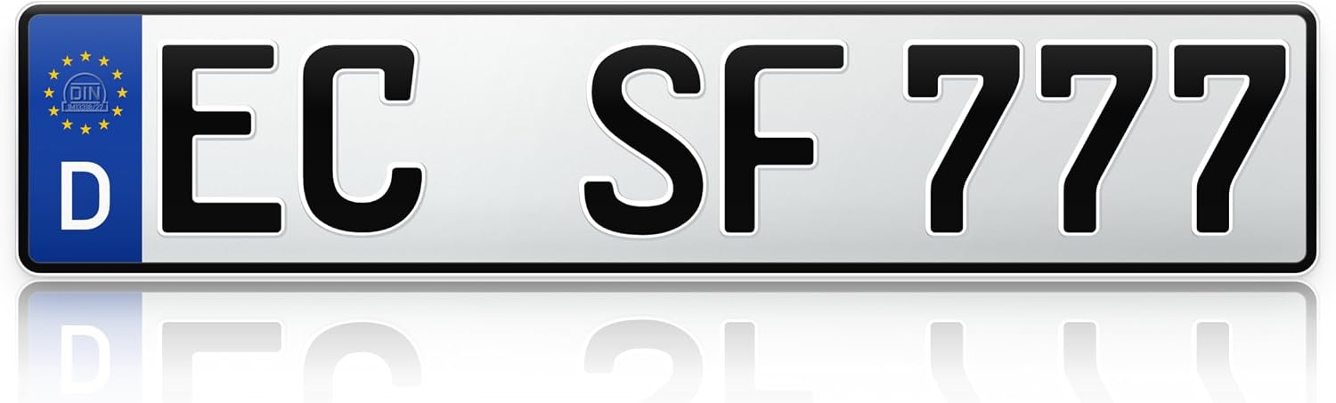 Dauertest : Leistung & Langlebigkeit des Schilderfabrik Kfz-Kennzeichen Wunschprägung