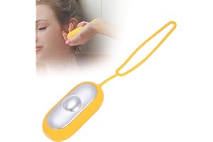 LES-THERESA Sleep Aid Device, Sleeping Aids Sleep Help USB Charging Holding Sleep Aid Instrument, Chill Pill Device Microcurrent Sleep Aids for Insomnia, Sleeping Aids Device for Adults Stress Relief (Yellow)