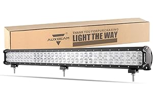 Auxbeam 30 inch LED Light Bar 198W Light Bar Combo with 66pcs 3W Led Chips Driving Light for Off-Road Truck 4x4 Military Mining Boating Farming and Heavy Equipment