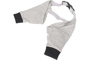 ROSVOLA Ochraniacz na łokieć dla Psa, Rękaw na przednią nogę Psa, Pełna Ochrona, Stała Klamra, Wygodny, Regulowany, Ciepły Szczeniak na Lato (L)