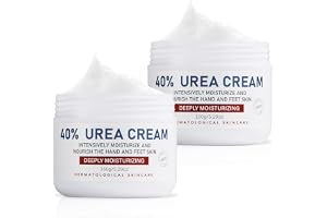OUKEYA Ureacreme 40 Procent, Urea Fot- Och Handkräm för Torrspruckna, 40 per Urea Lotion för Fötter Maximal Styrka (150 g (Fö