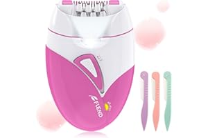 BUBBACARE Epilators for Facial Hair Removal & Body Hair Removal, Rechargeable Lady Face Shaver, Electric Hair Removal Device Bikini Trimmer for Arm Leg Underarm