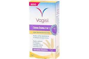 Vagisil Crema Íntima Diaria Suave Y Protectora Para Mujer, Pieles Sensibles, Con Avena Prébiotica Natural, Fórmula Suave, Sin Fragancia, 15 g
