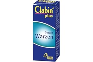 ‎AMOTAOS CLABIN Plus Anti-Warzen Lösung 15 ml - Warzenmittel zur schnellen Entfernung von Warzen - Warzentinktur - Warzenentferner mit Salicylsäure