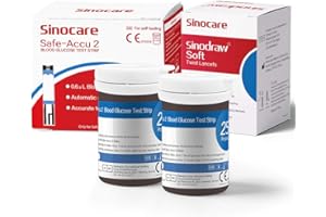 YOUMANG 50 tiras reactivas para medidor de glucosa en sangre Safe Accu2