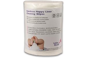 Littles & Bloomz, Flushable Biodegradable Disposable Cloth Nappy Diaper Bamboo Liners