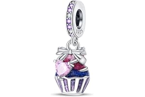 YIXUAN 925 Silve Charms fits Pandora Bracelets Necklace Birthday Christmas Jewelry Gifts For Women