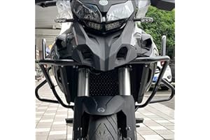 Lorababer Protector de Motor de Carretera para Motocicleta, Barra de Choque Superior Parachoques Marco contra caídas Compatible con B-enelli TRK502 TRK502X TRK 502 TRK 502 X BJ500GS BJ500GS-A (17-20)