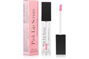 GENERISCH Pink Lip Serum Plumper, Color Changing Lip Gloss, Magischer Farbwechsel Lipgloss,Hydrating Pink Lip Plumper,Rosa Lippenserum Lip Tint, Valentine's Day Gift for Feuchtigkeit und Reduziert Feine Linien