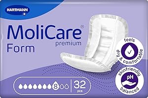 Molicare Premium Form 8 gouttes pour incontinence sévère : sécurité maximale, protection supplémentaire contre les fuites et discrétion pour les hommes et les femmes