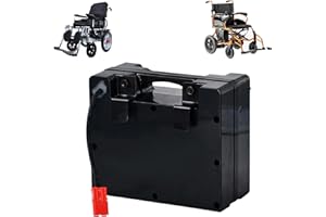 HJGHY 24V Lithium Battery Pack 24V 20Ah 25Ah 30Ah Electric Wheelchair Battery 24V Lithium Rechargeable Battery Lead Acid Replacement Batteries with Charger
