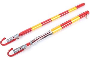 Xigner Abschleppstange für Pkw - abschleppstangen 5T (5000 kg) mit Anhängerkupplung, Zugentlastungsfeder und Dämpfung - Pannenhilfe, Länge 175 cm