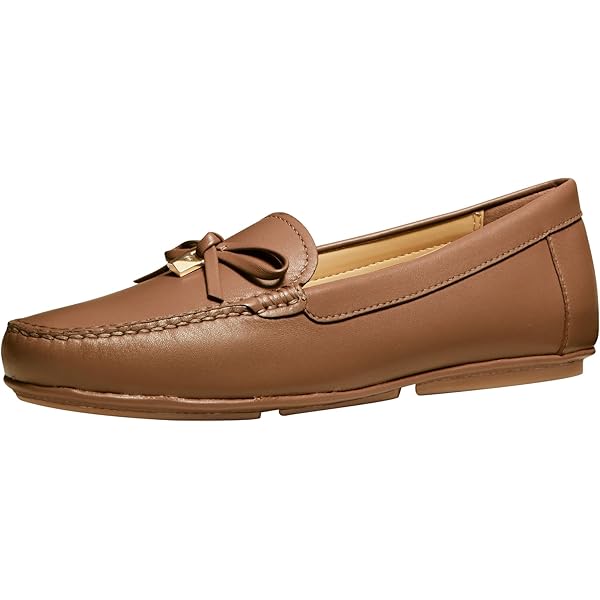 Michael Kors Womens Eve Moc, Pale Gold, 6 : Buy Online at Best