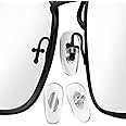 Auzky 5 Pairs Nose Pads Replacement for RB3549, RB3609, RB3671, RB4263, RB4071, RB6336, RB7140, RB8415 and More Plug-in RB Sunglasses Eyeglasses Models - Silver