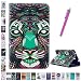 Produktbild Romtronic Samsung Galaxy Tab A6 7.0 Zoll Hülle, Cute Colorful Design Flip Tasche PU Leder Abdeckung Stand Schutzhülle für Samsung Galaxy Tab A 7.0 Zoll T280 T285 + 1 x Schwarz Stylus (Design 17)