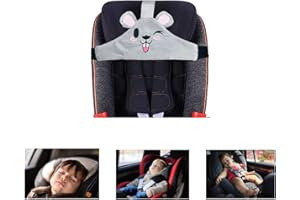 Dakexiong Soporte para la Cabeza del Asiento de Coche para bebé, Banda Segura para reposacabezas de Asiento de Coche, Correa para la Cabeza para Asiento de Coche, posicionador de sueño.