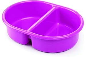 The Neat Nursery Co. Neat Nuresery Oval Top 'n' Tail Wash Bowl, 956 Plum, 0.3 kg