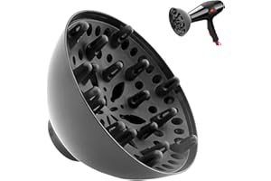ZOPOEE Accessoire Diffuseur Pour Sèche-Cheveux, Diffuseurs Cheveux Bouclés, Diffuseur De Cheveuxs Universel Adapté Aux Sèche-cheveux Pour Bouclés
