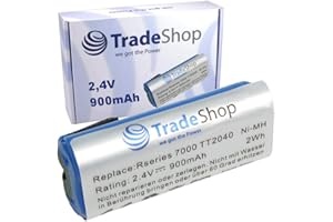 Trade-Shop Batería 900 mAh 2,4 V compatible con Philips Bodygroom Series 3000 5000 7000 Trim and Shave TT2040/32 TT2030 TT2029 TT2036 TT2040 BG2040/34 BG2040/34 BG2024/32 BG202. 6/32 BG2036/32 R36#92