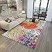 Produktbild Qaz-x.l Abstrakte Kunst Tinte rechteckige Teppiche Wohnzimmer Sofa Tisch Home Essentials rutschhemmend Teppiche, 80 * 120 Cm