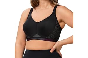 Triaction - Cardio Flow P Damen Sport-BH – Bügelloser Minimizer, Leichte Spacer Cups, Hoher Ausschnitt & Starker Halt