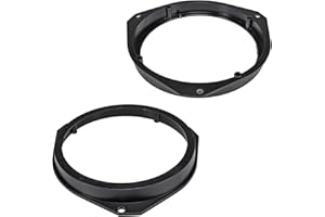tomzz Audio 2808-005 Staffe adattatore anelli altoparlanti compatibili con Opel Astra H Corsa D E Signum Vectra Alfa Mito Giulietta Fiat Grande Punto Ducato 500 Ford KA Peugeot Boxer per altoparlan...