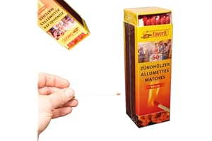 favorit Streichhölzer 10cm lang, 100 Stück - gut und günstig, Anzünder, Ofenanzünder, Kohleanzünder, Grillanzünder, Kaminanzünder Anzündwürfel, ökologisch – 1242 (2)