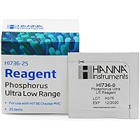 Hanna Instruments HI-736-25 Reagenzien für Phosphormessgerät, 25 Stück