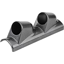 Pilastro Portametro Universale 52mm / 2 Pollici: Supporto In Plastica Nera Per Auto, Camion, Moto - 4