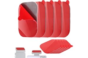 lasuroa 10szt Przylepiec Kamery Samochodowej, Odporny Wysokie Temperatury Kwadratowy Przylepce Szyby Czołowej z Folia Elektrostatyczna Dwustronny Taśma Montażowa do Kamery Deska Rozdzielcza Uchwyt GPS