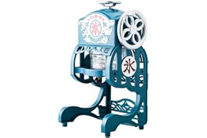 FLASHING LIGHTS Picadora De Hielo Trituradora De Hielo Eléctrica Retro Trituradora De Cubo De Hielo Manual,Ice Crusher Para El Restaurante Home Bar,Helados/Batidos/Cócteles, 220V