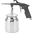 Zhed Air Sand Blaster, 320-420L / Min Handy Sandblaster 10Bar Portable Hand Held Pneumatic Sand Blasting Gun with 750cc Aluminium Pot, Remove Paint, , Stains, and Grime on Surfaces