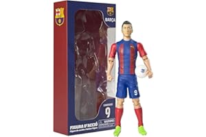 Sockers Football Stars Sports - Figuras coleccionables de Robert Lewandowski, FC Barcelona, 20 cm