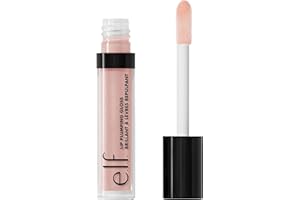 e.l.f. Lip Plumping Gloss, Hydrating, Nourishing, Invigorating, High-Shine, Plumps, Volumizes, Cools, Soothes, Shimmer, Pink Cosmo
