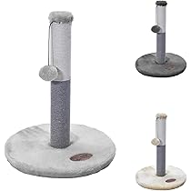 Tiragraffi Per Gatti Con Pallina - Base Rinforzata In Sisal, Altezza 37.5 Cm - Foto 2