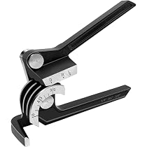 Advanced Tool Design 3-in-1 Tube Bender – 180-Degree Bend For 1/4", 5/16", 3/8" Tubing
