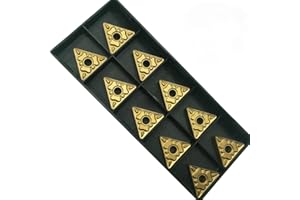 ARMYJY 10 piezas de carburo CNC TNMG160408-HQ LF9011 TNMG332 Herramientas de torneado para acero