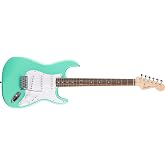 Fender Squier Debut Series Stratocaster Elektro gitar, yeni başlayanlar i&ccedil;in gitar, 2 yıl garantili, Seafoam Green | &Ccedil;ocuklar