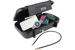 AUTUUCKEE 4-Digit Combination Mini Box for Travel Safe,Beach Safe for Valuables and Phone,Keep Your Money, Passport, and Earrings, Rings in our Small Box for Travel and Dorm Rooms