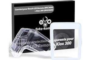 foto-kontor Housses de Protection en Set de 2 compatibles avec Bosch Kiox 300 (BHU3600) et Bosch LED Remote (BRC3600) Coque Transparente pour écran et unité de contrôle de vélo électrique