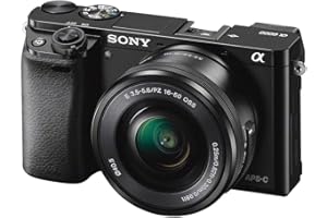 Sony A6000 - Cámara EVIL de 24 MP (pantalla de 3", estabilizador óptico, vídeo Full HD, WiFi, Sony Minolta), negro - Kit cuerpo con objetivo 16 - 50 mm con estabilizador de imagen