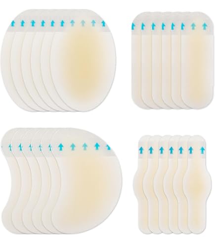 Blister Plasters For Feet 20Pcs Blister Plasters Hydrocolloid Plaster For Toe Feet Heel Finger Blister Prevention Heal Fast Blister Cushion Pads Gel - View #6