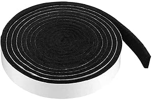 Beekeg 1 Stück Dichtung Raucher Grill Band Self Dichtung Hitzebeständige Grill Ofenfenster Kamin und Ofenrohr,Dichtungsband für Kaminofen,Ofenrohr Dichtung