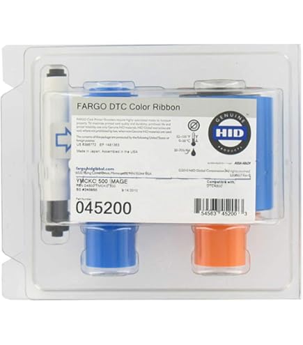 PARTSHE 800033-340 Ribbon, ZXP3 Color Ribbon, YMCKO for