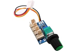 RUNCCI-YUN controlador de velocidad de ventilador PWM DC 0-12V 4 cables 4 canales para Chasis de Pc（Con terminales precableados）