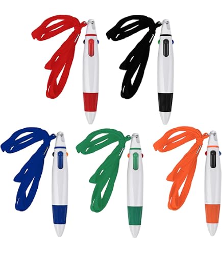 Penne a sfera multicolore 4 colori in 1, mini penne a gel a sfera, mini