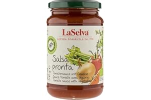 La Selva Bio Salsa Pronta - Tomatensauce mit frischem Gemüse (2 x 340 gr)