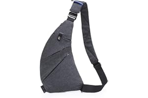 VOHONEY Brusttasche Sling Rucksack Schultertasche Schulterrucksack Umhängetasche Crossbody Bag Daypack Sporttasche Kompatibel Herren Damen