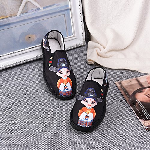 LvYuan Unisex Chinese Traditional Cloth shoes / casual retro Breathe Embroidered shoes /Kung Fu shoes / Martial Arts / slip-on shoes