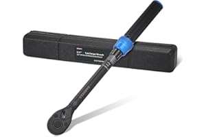 UYECOVE Torque Wrench 3/8 Inch Drive Click 5-60Nm/3.7-44.3FT.LB, 3/8 Inch Torque Wrenches 72-Tooth, Torque Wrench for Bicycle & Motorcycle